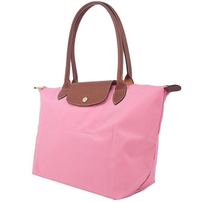 LONGCHAMP LE PLIAGE系列肩背水餃包(中/棉花糖粉)2605-089-P92