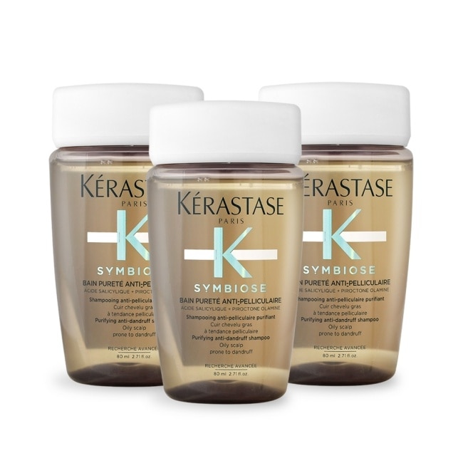 KERASTASE 卡詩 極淨平衡髮浴(80ml)X3-國際航空版