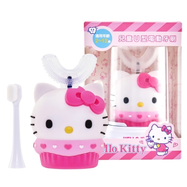 優樂-Hello Kitty 兒童U型電動牙刷