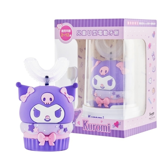 優樂-Kuromi 兒童U型電動牙刷