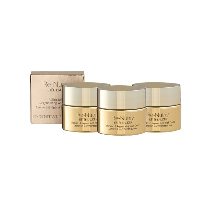 【ESTEE LAUDER 雅詩蘭黛】白金級極萃賦活花秘乳霜15ml*3 公司貨