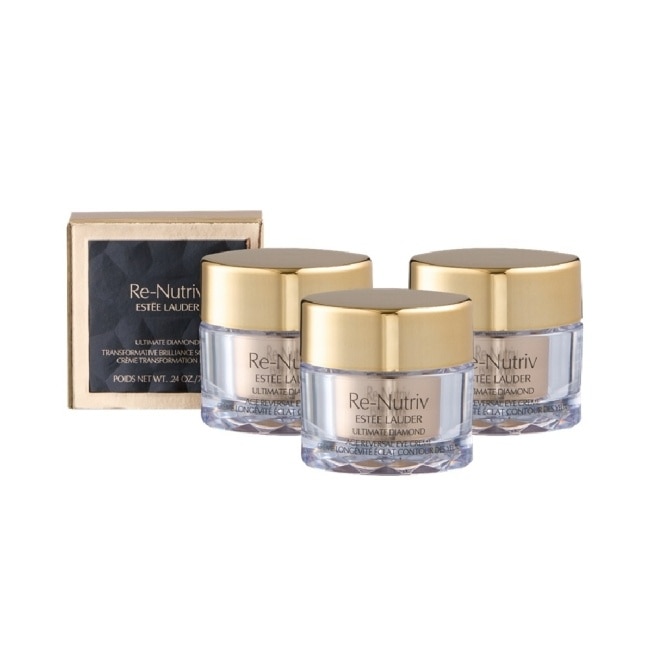 【ESTEE LAUDER 雅詩蘭黛】白金級黑鑽松露逆時眼霜5ml*3 公司貨