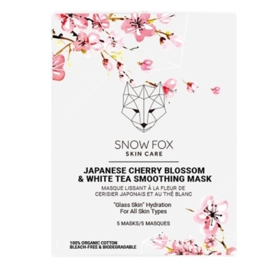 SNOWFOX Snow Fox 京都櫻花白茶面膜 (5入
