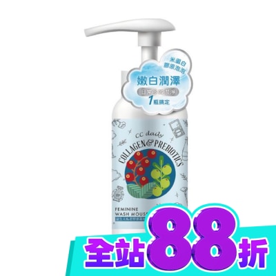 Dr`s Formula CC daily益生元私密膠原慕斯(日常潔淨型)200g image