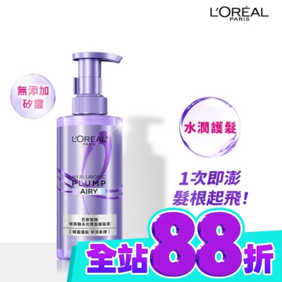 L`OREAL PARIS 巴黎萊雅 巴黎萊雅玻尿酸水光豐盈護髮素 440ml image