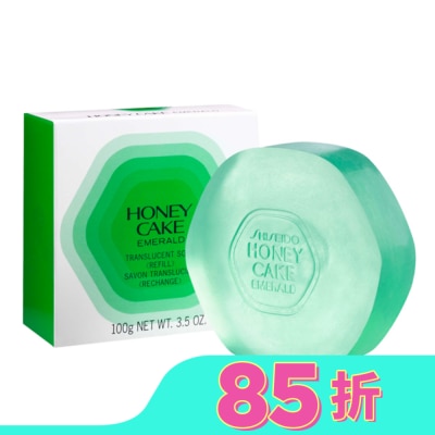 HONEYCAKE 資生堂Honey cake翠綠香皂 100g