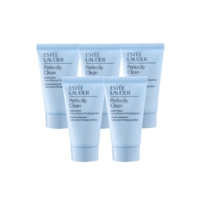 ESTEE LAUDER 雅詩蘭黛 【ESTEE LAUDER 雅詩蘭黛】細緻煥采雙效淨化潔面乳30ml*5 公司貨(洗面乳)