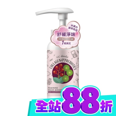 Dr`s Formula CC daily益生元私密膠原慕斯(加強舒緩型)200g image