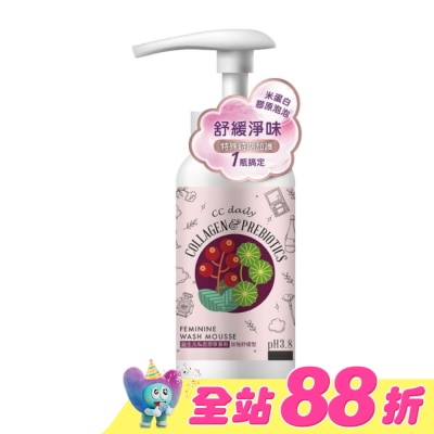 Dr`s Formula - CC daily益生元私密膠原慕斯(加強舒緩型)200g