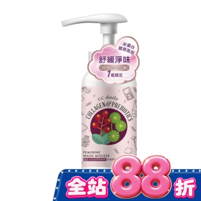 Dr`s Formula - CC daily益生元私密膠原慕斯(加強舒緩型)200g image