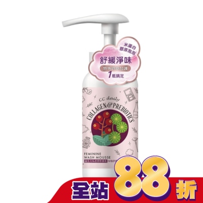 Dr`s Formula - CC daily益生元私密膠原慕斯(加強舒緩型)200g