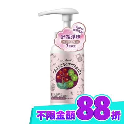 Dr`s Formula CC daily益生元私密膠原慕斯(加強舒緩型)200g image