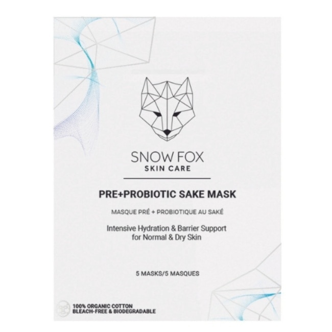 Snow Fox 日本清酒益生菌面膜 (5入