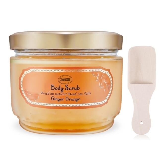 SABON 西西里柑橘身體磨砂膏(600g)-新版+歐沛媞 木勺-國際航空版
