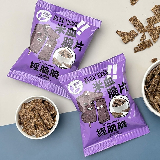 經脆脆-米血脆片(白胡椒)45g