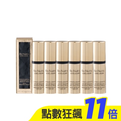 ESTEE LAUDER 雅詩蘭黛 【ESTEE LAUDER 雅詩蘭黛】黑鑽松露賦活微導金萃5ml*6 公司貨