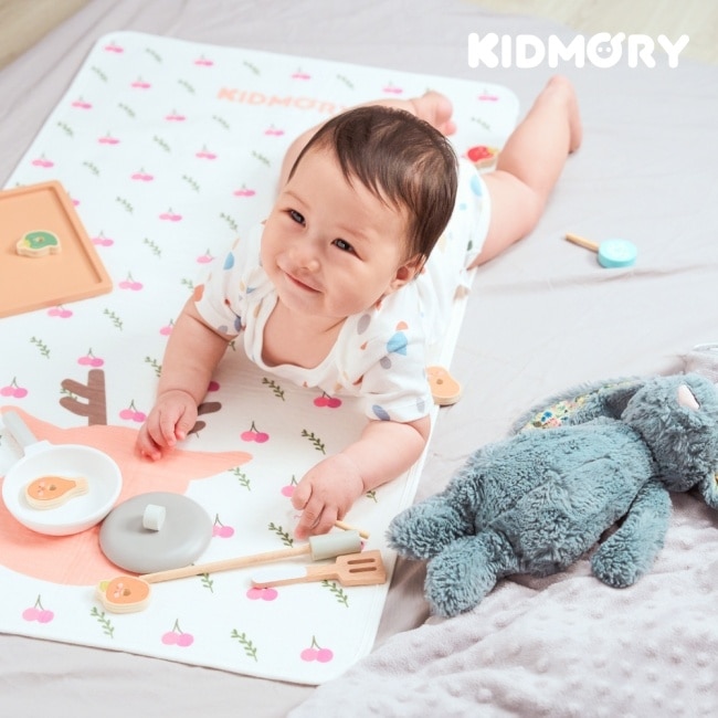 【KIDMORY】特有種寶寶防水保潔墊-梅花鹿 KM-535-BG
