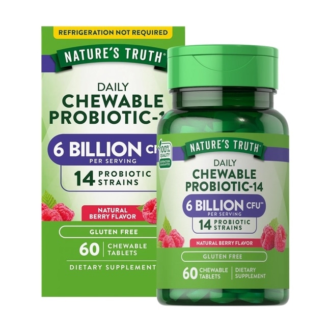 綠萃淨 ProBio-14益生菌60億口含錠(60錠/瓶)