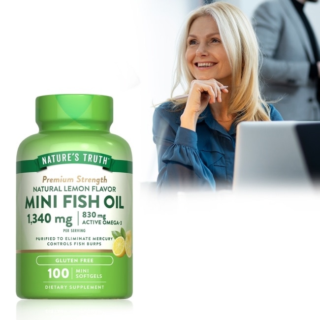 NATURESTRUTH 綠萃淨 超濃縮魚油迷你軟膠囊(100粒/瓶)