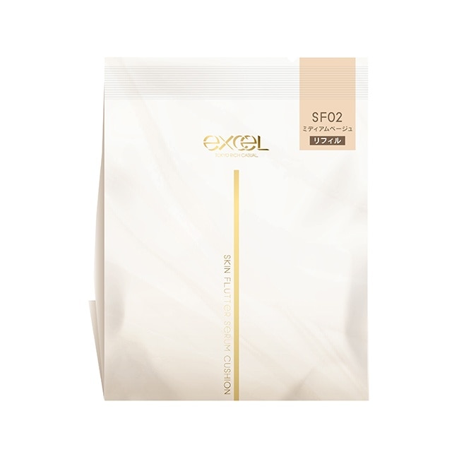EXCEL 煥顏潤采氣墊粉餅補充粉蕊02自然粉13g
