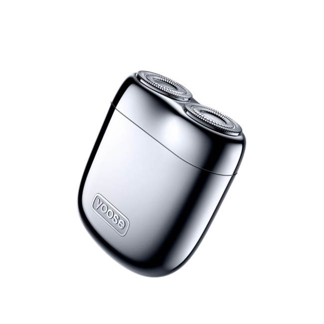 yoose Mini 2.0 全合金隨身電動刮鬍刀 電鍍銀