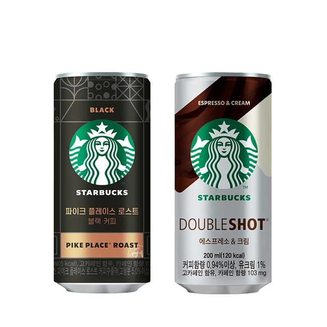 【STARBUCKS】星巴克拿鐵x6+黑咖啡x6瓶(200ml/瓶)