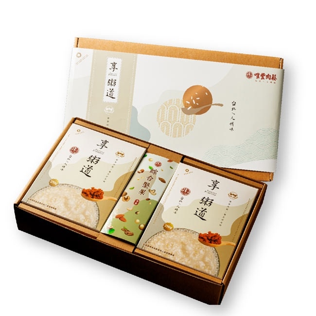 【唯豐肉鬆】享粥道即食粥禮盒(葷)