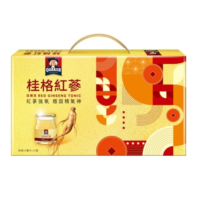 桂格紅蔘42ML10入禮盒