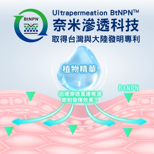 BtNPN植物奈米貼片(涼感6片入)涼爽舒適疲勞放鬆 奈米導入植萃成分 深層穿透更有感