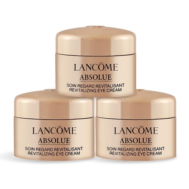 LANCOME 蘭蔻 絕對完美黃金玫瑰修護眼霜(5ml)X3-專櫃公司貨