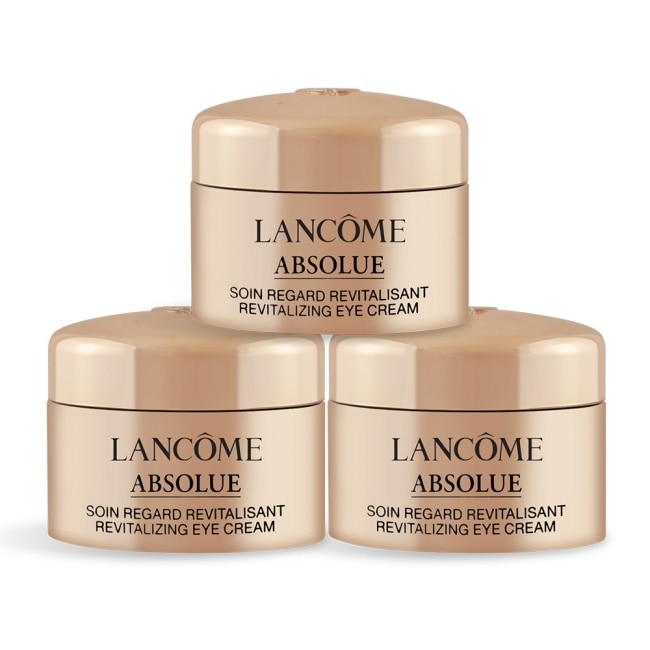 LANCOME 蘭蔻 絕對完美黃金玫瑰修護眼霜(5ml)X3-專櫃公司貨