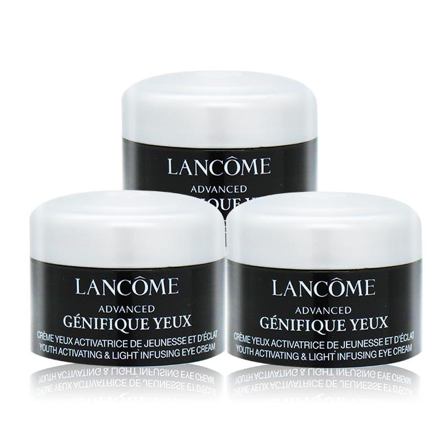 LANCOME 蘭蔻 超未來肌因亮眼精粹霜(5ml)X3-專櫃公司貨