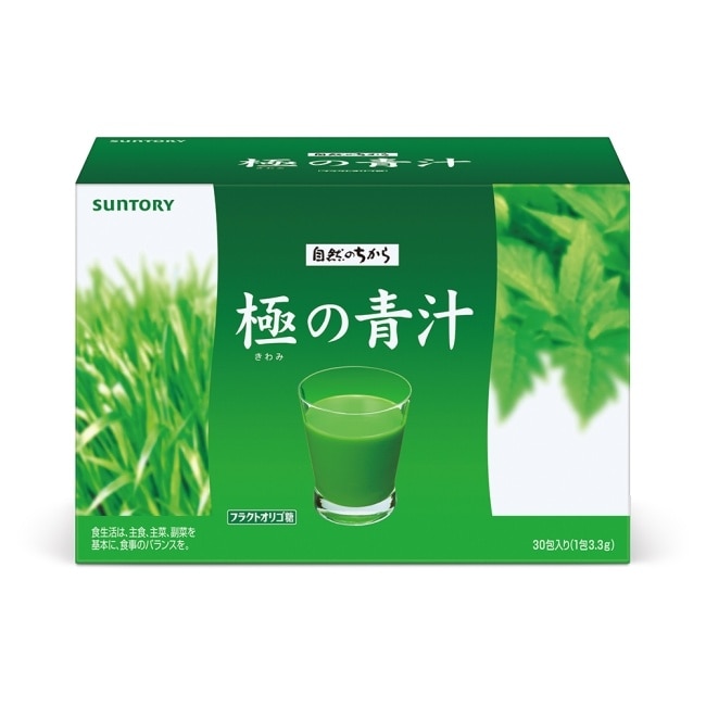 極之青汁 大麥若葉+明日葉 30包(大麥若葉、明日葉、關華豆膠) image