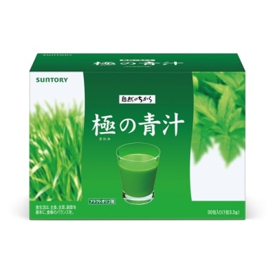 SUNTORY - 極之青汁 大麥若葉+明日葉 30包(大麥若葉、明日葉、關華豆膠)
