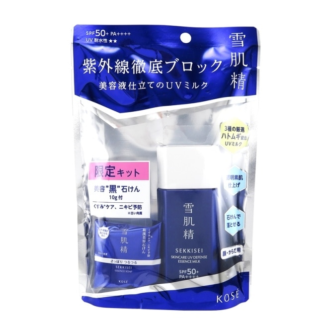 KOSE高絲 雪肌精輕水感UV防曬乳組60g+10g