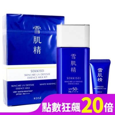 KOSE 高絲 KOSE高絲 雪肌精輕水感UV防曬乳組60g+20g