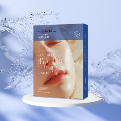 My Scheming 我的心機 我的心機微分子玻尿酸多重保濕精華面膜 4入
