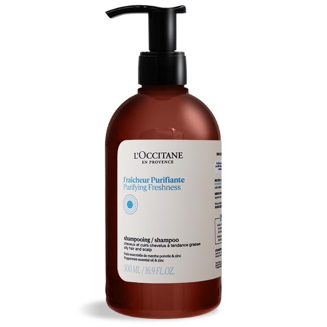L’OCCITANE 歐舒丹 草本淨涼洗髮乳(500ml)-新版-專櫃公司貨