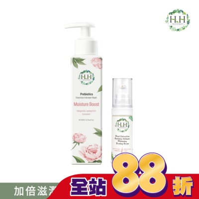 HH - HH私密益生元潔淨露200ml(復活草滋潤)+私密美白緊緻凝露30g(柑橘)