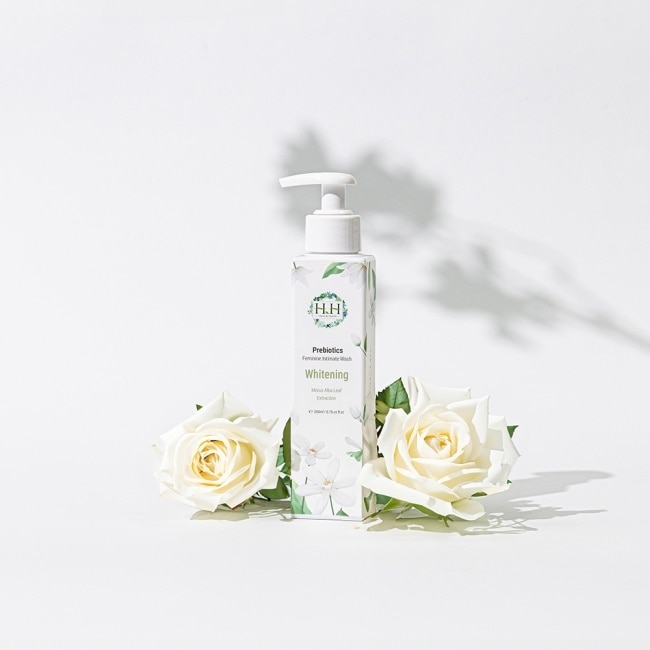 HH私密益生元潔淨露200ml(桑白葉嫩白)+私密美白緊緻凝露30g(柑橘)