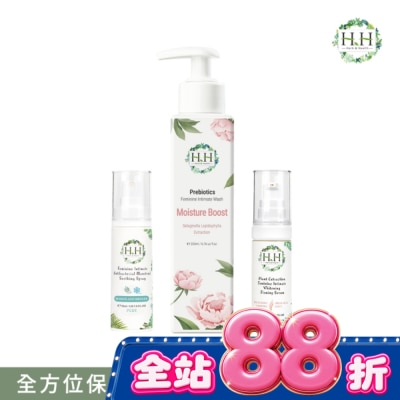 HH - HH私密益生元潔淨露200ml(復活草滋潤)+美白緊緻凝露30g(柑橘)+舒緩噴霧PLUS 30ml(樹影微風) image