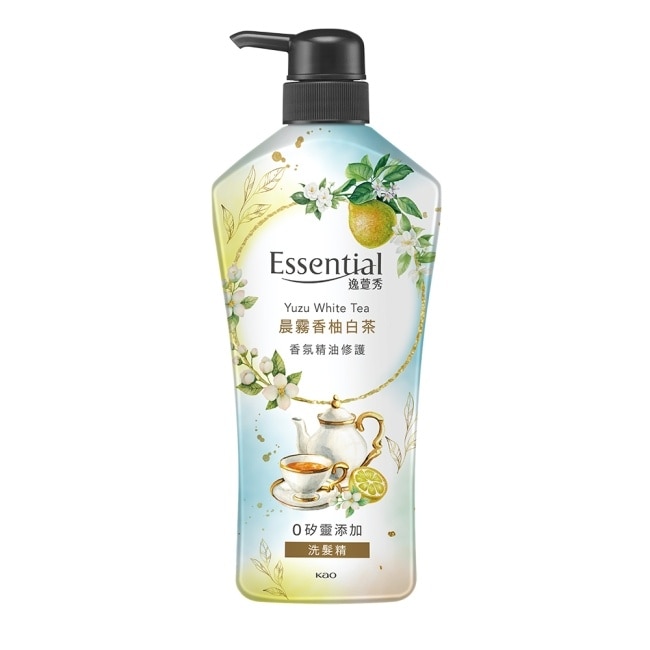 逸萱秀 香氛精油洗髮精 晨霧香柚白茶 700ml