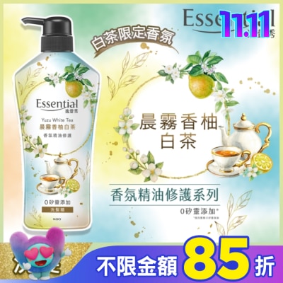 Essential 逸萱秀 逸萱秀 香氛精油洗髮精 晨霧香柚白茶 700ml