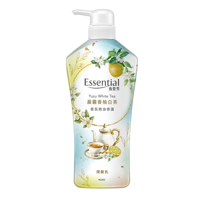 逸萱秀 香氛精油潤髮乳 晨霧香柚白茶 700ml