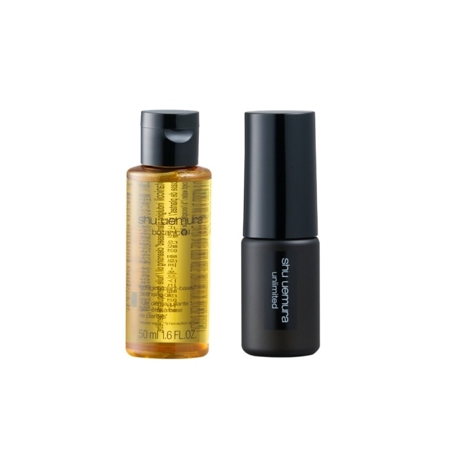 【shu uemura 植村秀】柚子精萃潔顏油50ml+無極限控油定妝噴霧30ml 公司貨