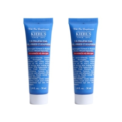 KIEHL S Kiehls契爾氏冰河保濕無油清爽潔面慕斯30ml 買一送一