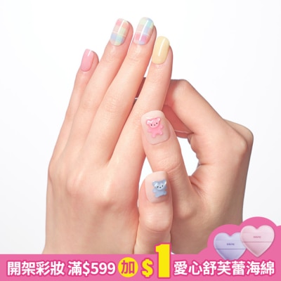 Dashing Diva Dashing Diva/M 薄型經典美甲片-熊熊雙寶-30片