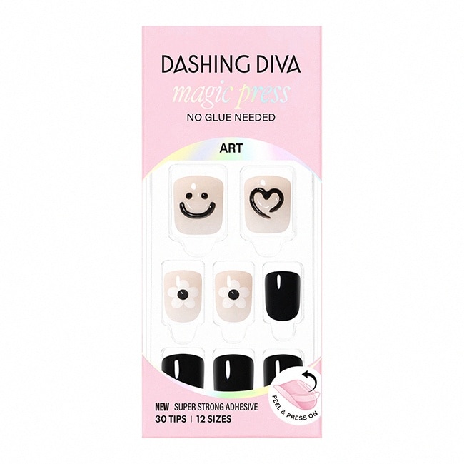 Dashing Diva/M 薄型經典美甲片-快樂小畫家-30片