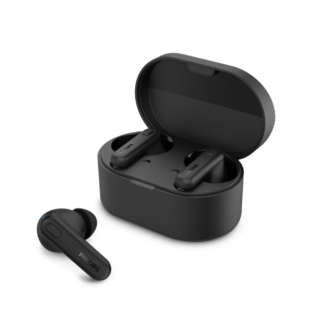 PHILIPS 人體工學舒適型真無線藍牙耳機(黑)-TAT1108BK