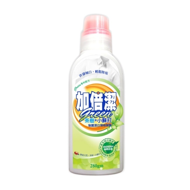 加倍潔 茶樹+小蘇打制菌潔白領袖凝膠280gm(衣領袖口清潔專家)6瓶